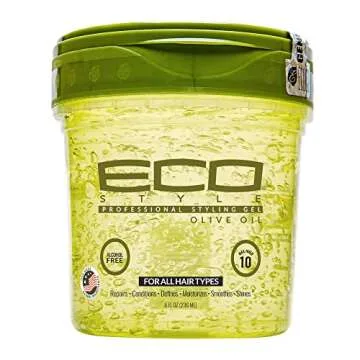 Eco Style Olive Oil Professional Styling Hair Gel - 16 oz (Pack of 3) for Flawless, Healthy Hair
