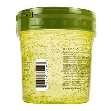 Eco Style Olive Oil Hair Gel - 16 oz Pack of 3