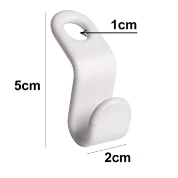 50PCS Hanger Hooks for Space Saving Closet Organization