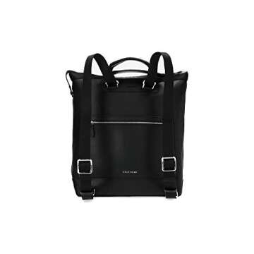 Cole Haan Grand Ambition Leather Convertible Backpack Black One Size