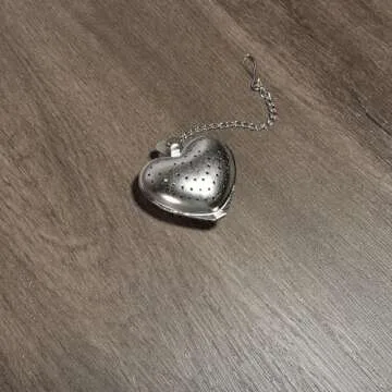 2pcs Stainless Steel heart-shaped Tea Ball 1.5 Inch Tea Infuser Strainers Tea Strainer Filters Tea Interval Diffuser for Tea