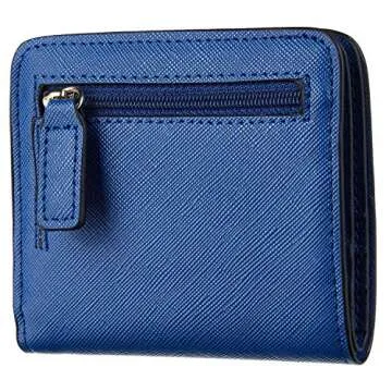 Compact RFID Blocking Leather Wallet for Women