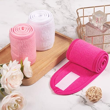 Whaline Adjustable Spa Facial Headband Set in 3 Colors