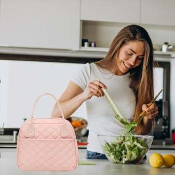 Stylish CAMTOP Insulated Lunch Bag – Large Capacity For All