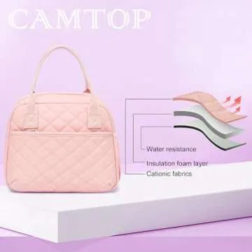 Stylish CAMTOP Insulated Lunch Bag – Large Capacity For All