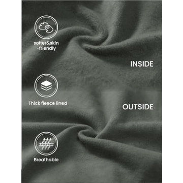 CRZ YOGA Women's Fleece Lined Hoodie Cozy Oversized Pullover