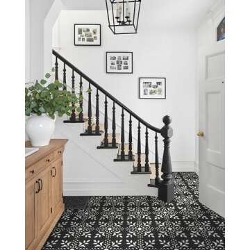 MORCART Peel and Stick Vinyl Flooring Tiles for Home