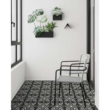 MORCART Peel and Stick Vinyl Flooring Tiles for Home