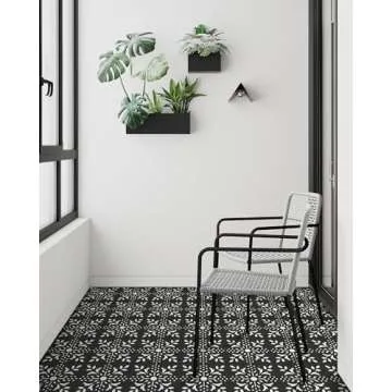 MORCART Peel and Stick Vinyl Flooring Tiles for Home