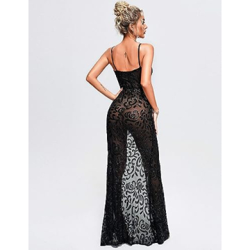 Stylish Shining Maxi Dress for Date Night and Parties