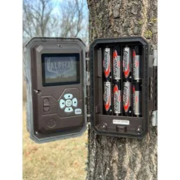 ALPHA CAM Outdoor Hunting Trail Camera 24MP 1080p IP67 Waterproof Scouting Cam with Ultra Fast Trigg...