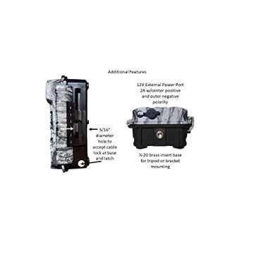 ALPHA CAM Outdoor Hunting Trail Camera 24MP 1080p IP67 Waterproof Scouting Cam with Ultra Fast Trigger Speed, 2.4" Color Viewscreen and 48 IR LEDs