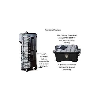 ALPHA CAM Outdoor Hunting Trail Camera 24MP 1080p IP67 Waterproof Scouting Cam with Ultra Fast Trigger Speed, 2.4" Color Viewscreen and 48 IR LEDs