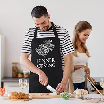 ALIPOBO Game of Thrones Apron with Pockets