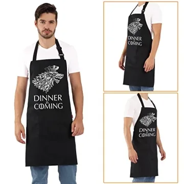 ALIPOBO Game of Thrones Apron with Pockets