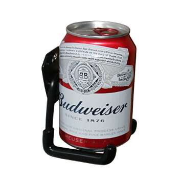 Roos Wall Hung Double Hook Storage Hook Garage Space Saver Hanger Rack Pack of 4(Small Hook)