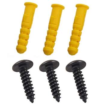 Roos Wall Hung Double Hook Storage Hook Garage Space Saver Hanger Rack Pack of 4(Small Hook)