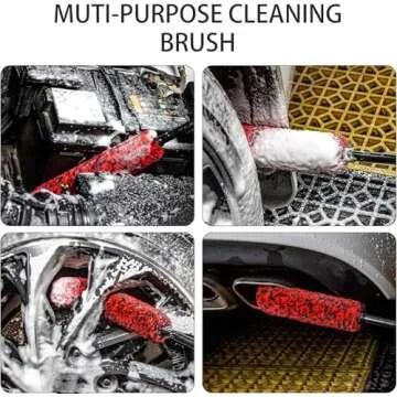 bzczh Soft Wheel Cleaner Brush - Durable, Versatile Design
