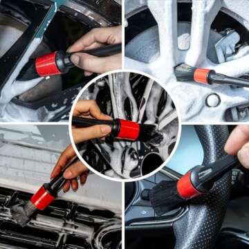 bzczh Soft Wheel Cleaner Brush - Durable, Versatile Design