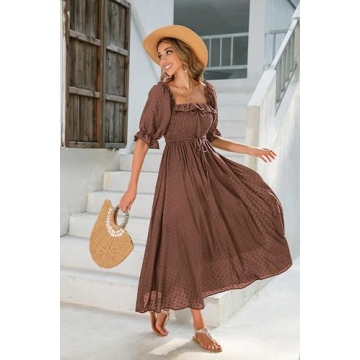 Vintage Elegant Backless Cotton Long Dress Summer Essential