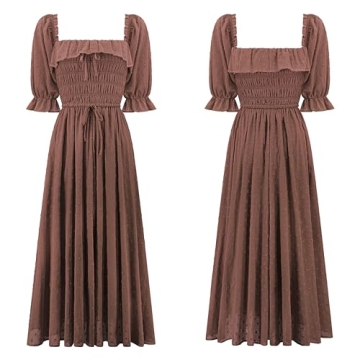 Vintage Elegant Backless Cotton Long Dress Summer Essential
