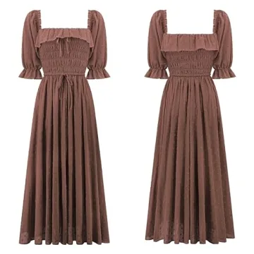 Vintage Elegant Backless Cotton Long Dress Summer Essential
