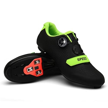Supnumu Mens Womens Indoor Cycling Shoes Compatible with Peloton Look Delta Cleats & SPD Outdoor Roa...