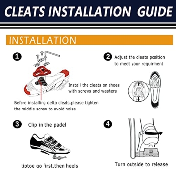 Supnumu Indoor Cycling Shoes Compatible with Peloton & SPD