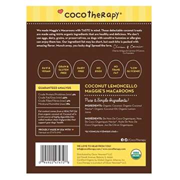 Cocotherapy Ctt-0013 Maggie'S Macaroons Coconut Lemoncello (1 Pouch), 4 Oz