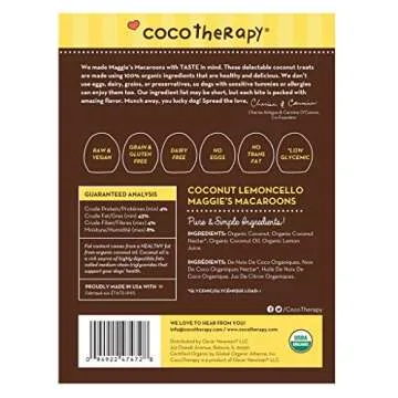 Cocotherapy Ctt-0013 Maggie'S Macaroons Coconut Lemoncello (1 Pouch), 4 Oz