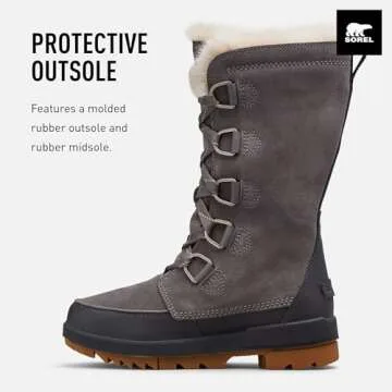 Sorel Tivoli IV Tall Waterproof Women's Boots - Quarry - Size 8