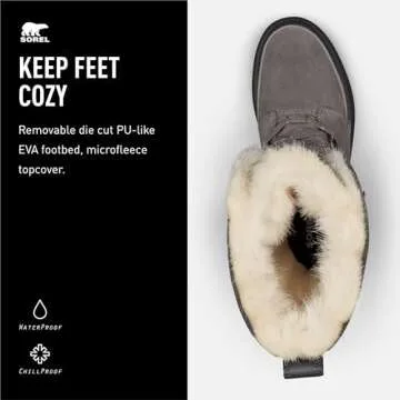 Sorel Tivoli IV Tall Waterproof Women's Boots - Quarry - Size 8