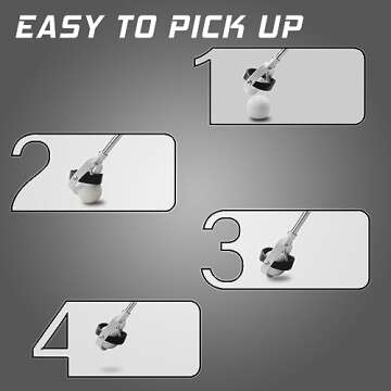 Golf Ball Retriever, Golf Ball Retrievers Telescopic for Water with Spring Release-Ready Head, Balls...