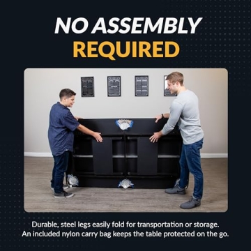 Hathaway Fairmont Portable Pool Table for Families