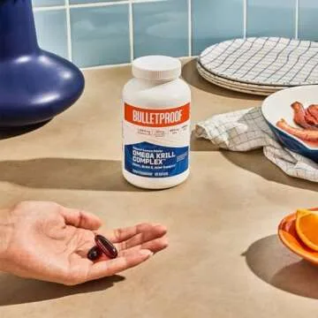 Bulletproof Omega Krill Oil Softgels for Brain and Heart Health