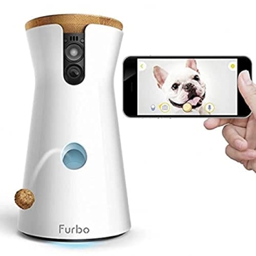 Furbo Dog Camera – HD Wifi Pet Monitoring with Treat Tossing & 2-Way Audio