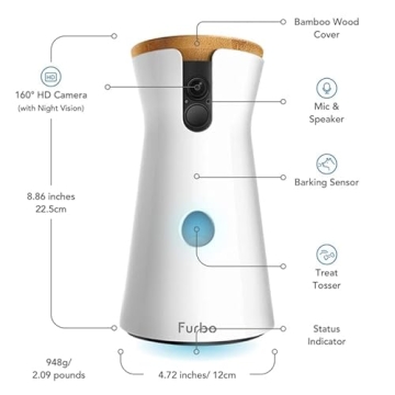 Furbo Dog Camera: Full HD Wifi & Treat Tossing