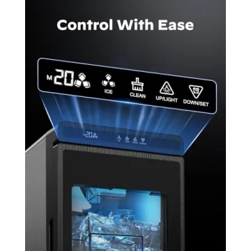 Silonn Clear Ice Cube Maker - Quickly Delivers Clear Ice