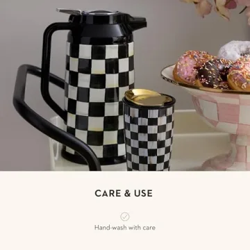 MacKenzie-Childs Stainless Steel Coffee Carafe - 5.5-Cup Capacity