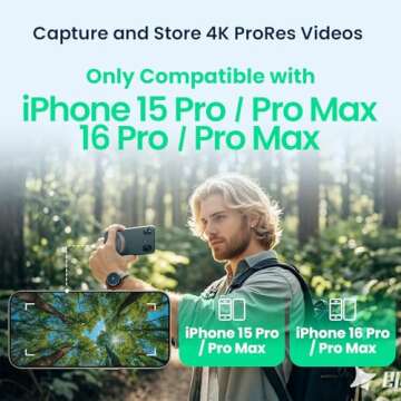 DIGIERA 1TB Magnetic Portable SSD with 2000MB/s Speed, Durable & Compact