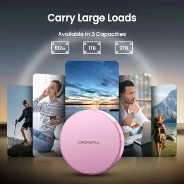 DIGIERA 1TB Magnetic Portable SSD: Speed & Durability