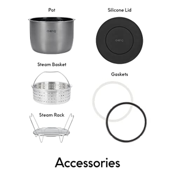 CHEF iQ Smart Pressure Cooker with App & 1000+ Recipes