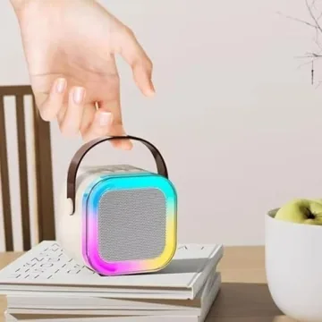 Glistenwing Mini Karaoke Machine with Wireless Microphones