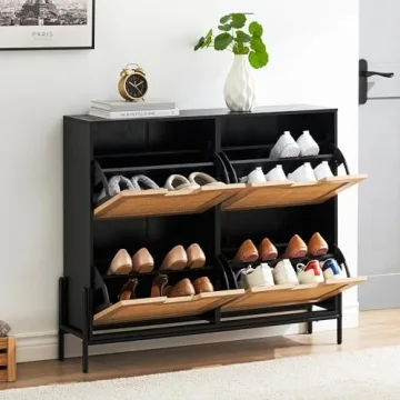 Chic Coucheta Rattan Shoe Storage Cabinet for Any Home