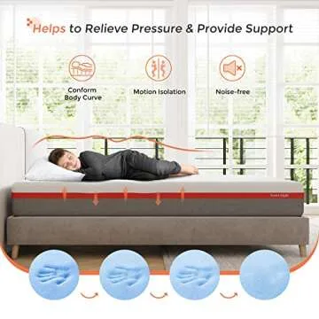 Sweetnight Queen Size Flippable Foam Mattress - Comfort & Cool