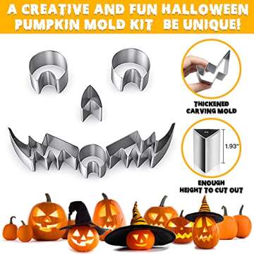 Halloween Pumpkin Carving Kit for Kids and Adults - 11PCS Set
