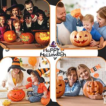 Halloween Pumpkin Carving Kit for Kids and Adults - 11PCS Set