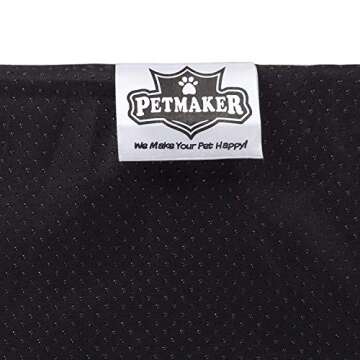 PETMAKER Orthopedic Dog Bed - 2-Layer 36x27-Inch Memory Foam Pet Mattress with Machine-Washable Sherpa Cover for Large Dogs up to 65lbs (Gray)