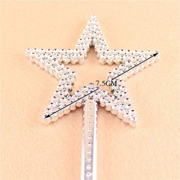 Enchanting 13-Inch Silver Fairy Wand for Kids