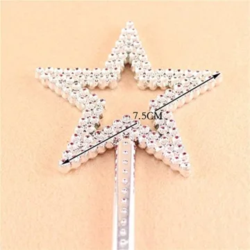 Enchanting 13-Inch Silver Fairy Wand for Kids
